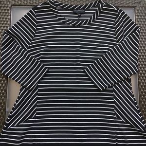 Lane Bryant Dresses - Lane Bryant Striped Dress, Black/White, Pockets Lane Bryant Dresses - Lane Bryant Striped Dress, Black/White, Pockets